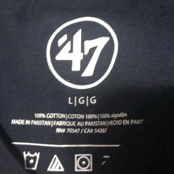 47 Brand Washington Howard Bison Fall Navy T-Shirt - Picture 6 of 7